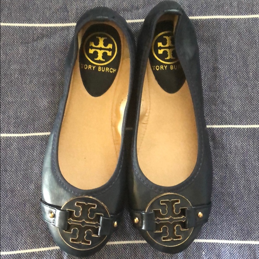 NEW Tory Burch Dark Blue Flats